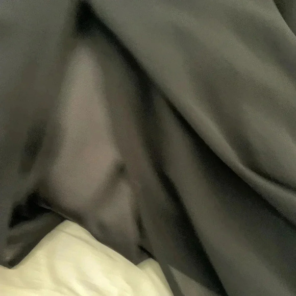 Lulus black heavenly chiffon open slit maxi dress - Picture 8 of 15